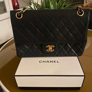 COPY - Chanel  double flap,quilted lambskin chain/ shoulder bag 💯 authentic